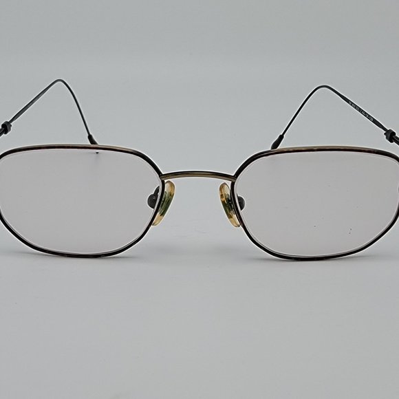 De Ja Vu DV 863 Col C Antique Gold Wire Frame Eyeglasses Korea 46-18-135 Vintage - Picture 2 of 12